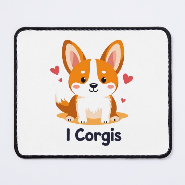 Item preview, I ♥ Corgis – Pure Affection & Straightforward Admiration designed and sold by zoughlal.