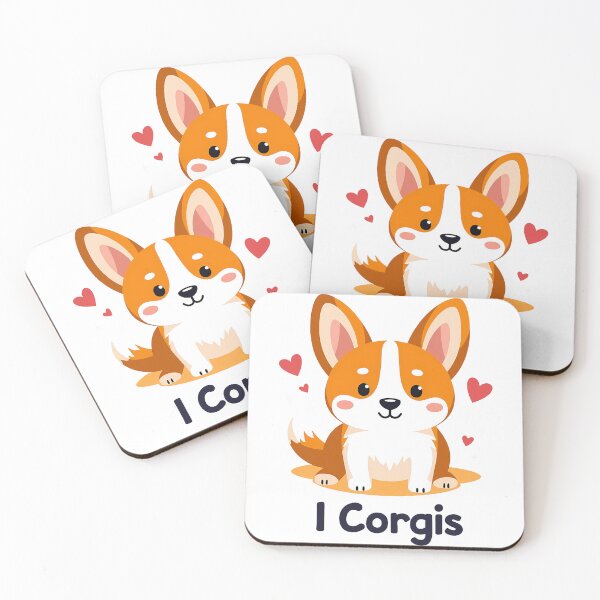 Item preview, I ♥ Corgis – Pure Affection & Straightforward Admiration designed and sold by zoughlal.