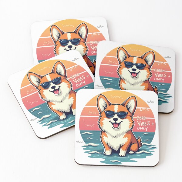 Item preview, Corgi Vibes Only – Laid-Back Energy & Youthful Charm designed and sold by zoughlal.