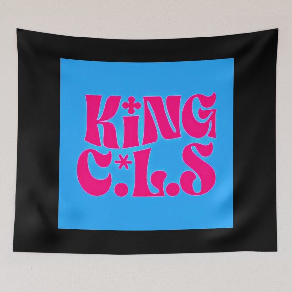 Item preview, King C.L.S King's Candy Letter | Cotton Candy Blue | Juicy Pink designed and sold by Kingcls.