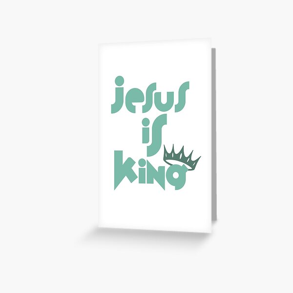 Item preview, JESUS IS KING designed and sold by RubiDesing.