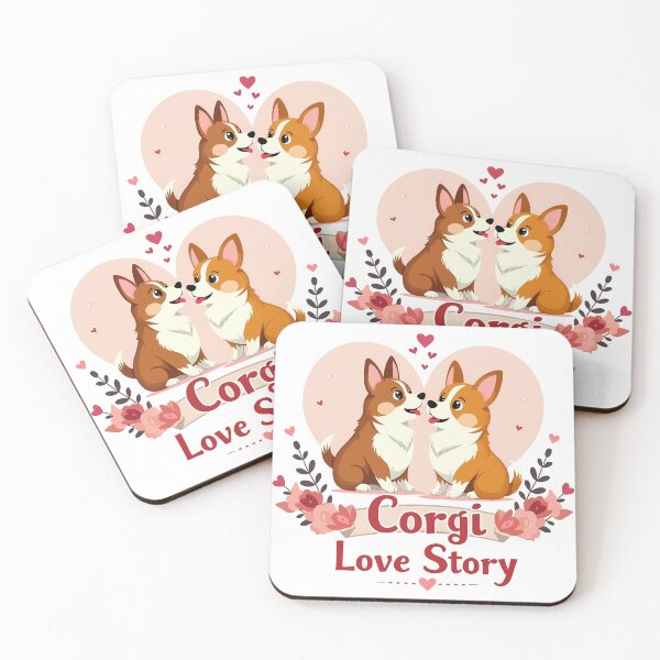 Item preview, Corgi Love Story – Endearing Romance & Family Affection designed and sold by zoughlal.
