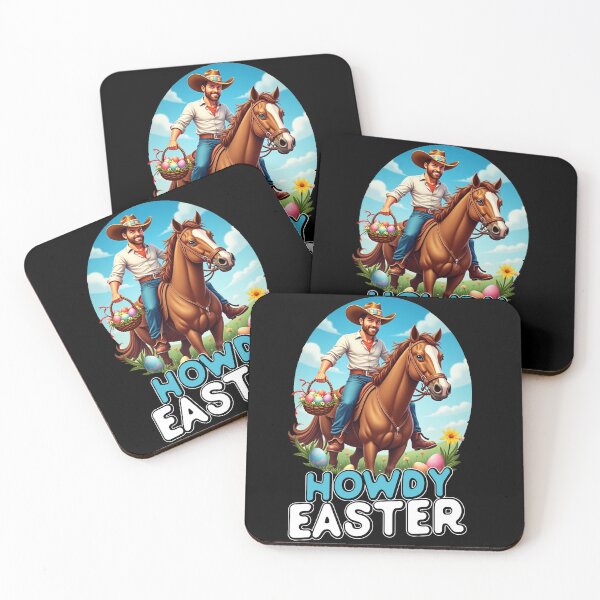 Item preview, Howdy Easter Bunny Riding a Horse – Funny Cowboy Western Spring Design designed and sold by EVIESDREAMLANDS.