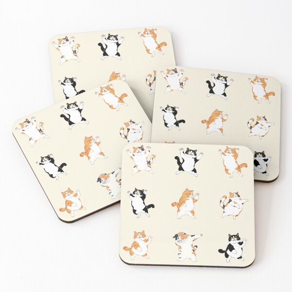 Item preview,  Dancing Cats – 9 Playful Felines designed and sold by EmersionPrints.