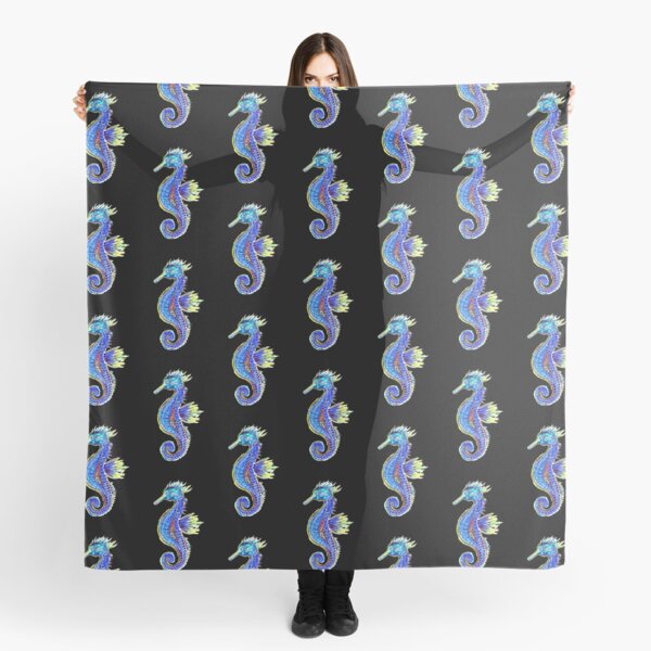 Item preview, Seahorse on Black designed and sold by Linda Callaghan.