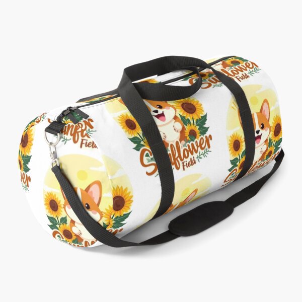 Item preview, Corgi Sunflower Field – Radiant Nature & Playful Summer Delight designed and sold by zoughlal.