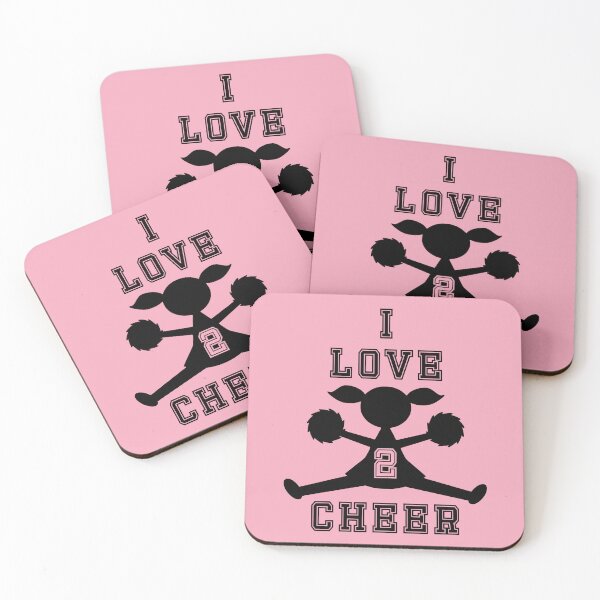 Item preview, I Love 2 Cheer -- Cheerleader (Black) designed and sold by Rili22.