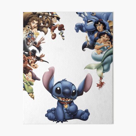 Vista previa del artículo con la obra «Lilo Stitch», diseñado y vendido por dexmrStudios.