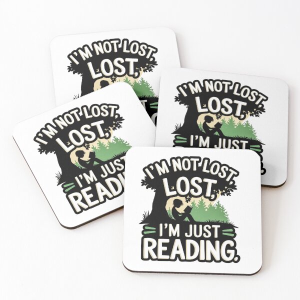 Item preview,  I'm Not Lost, I'm Just Reading designed and sold by Artyx_Design.