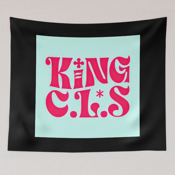 Item preview, King C.L.S King's Candy Letter | Sky Blue | Strawberry Red  designed and sold by Kingcls.
