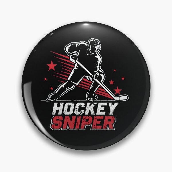 Item preview, sniper hockey shirt designed and sold by CanvaSnap ⭐⭐⭐⭐⭐.