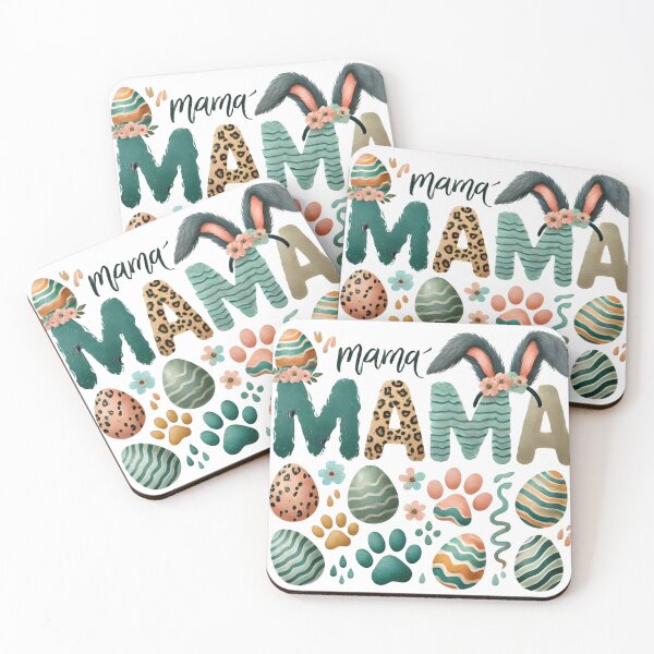 Item preview, mama bunny easter eggs designed and sold by GogoGrove.