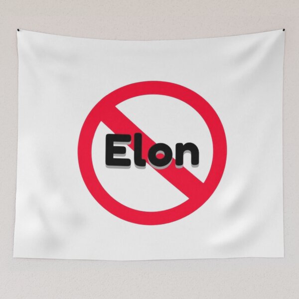 Item preview, Anti Elon Tesla Bumper designed and sold by FunnyFreak.