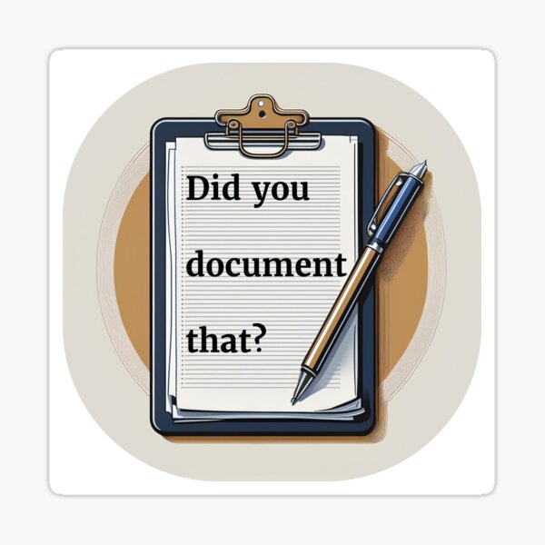 Item preview, Did You Document That? Accountability Matters designed and sold by adlabc.