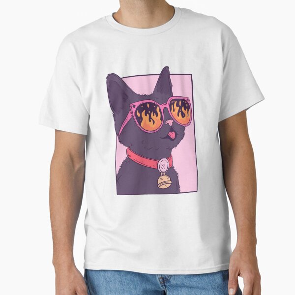 Item preview, Cat Watching the World Burn – Chaos and Sass designed and sold by Jess.a.creates.