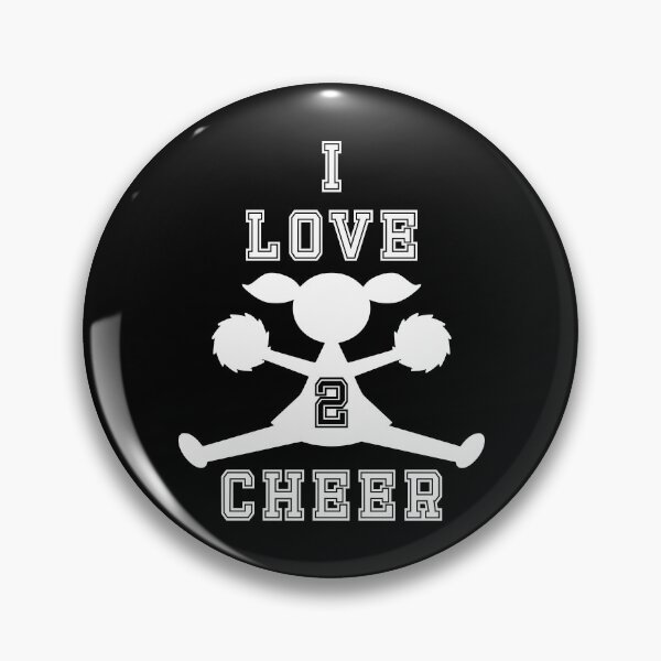 Item preview, I Love 2 Cheer -- Cheerleader (White) designed and sold by Rili22.