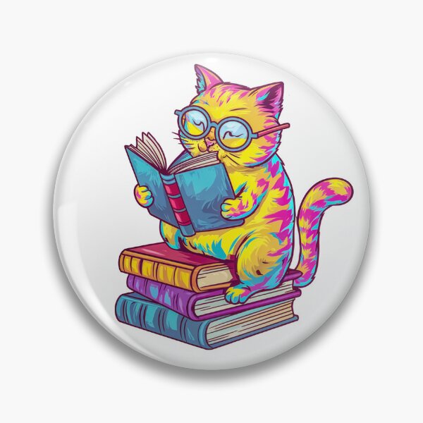 Item preview, Smart Cat Bookworm designed and sold by Artyx_Design.