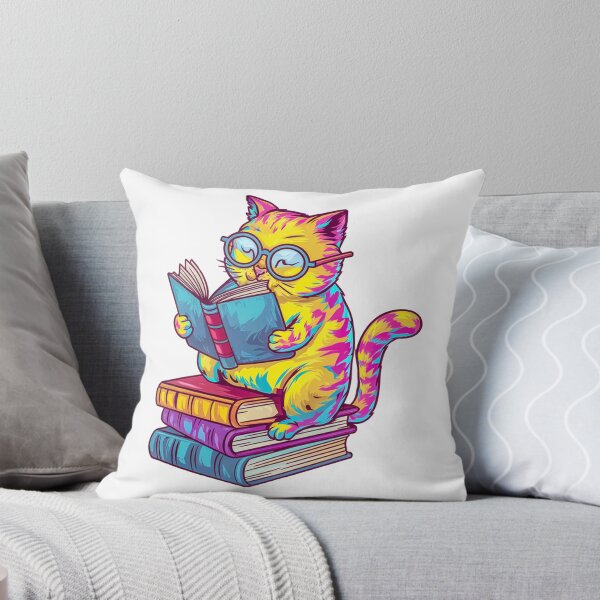 Item preview, Smart Cat Bookworm designed and sold by Artyx_Design.