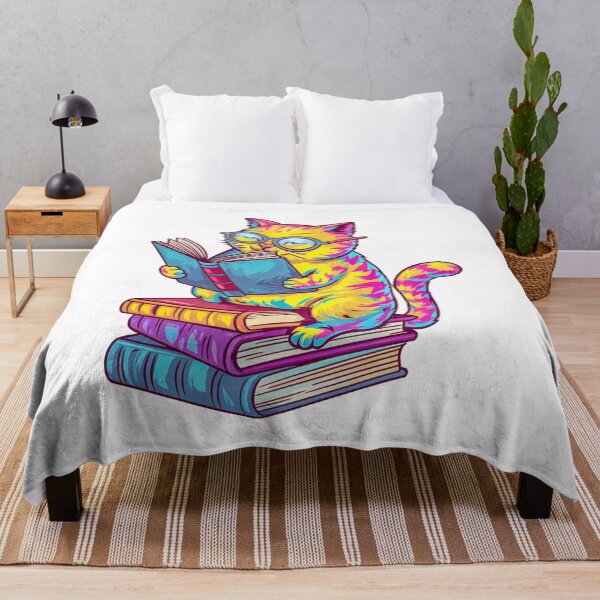 Item preview, Smart Cat Bookworm designed and sold by Artyx_Design.