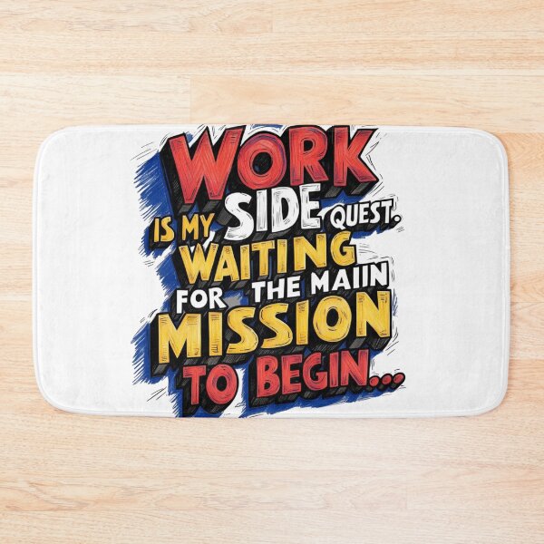 Item preview, Work is my side quest designed and sold by All Creative Designer.