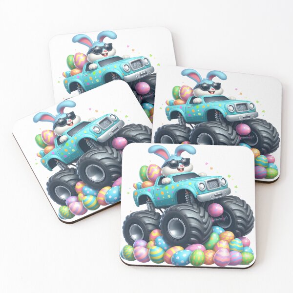 Item preview, easter bunny truck  designed and sold by GogoGrove.