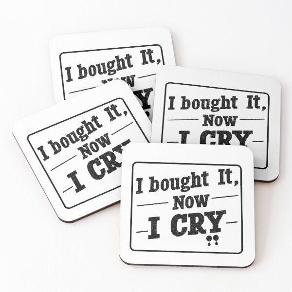 Item preview, I Bought It, Now I Cry – Funny Tesla Regret Sticker | Anti-Elon Design tesla pumber designed and sold by SanadDiab.