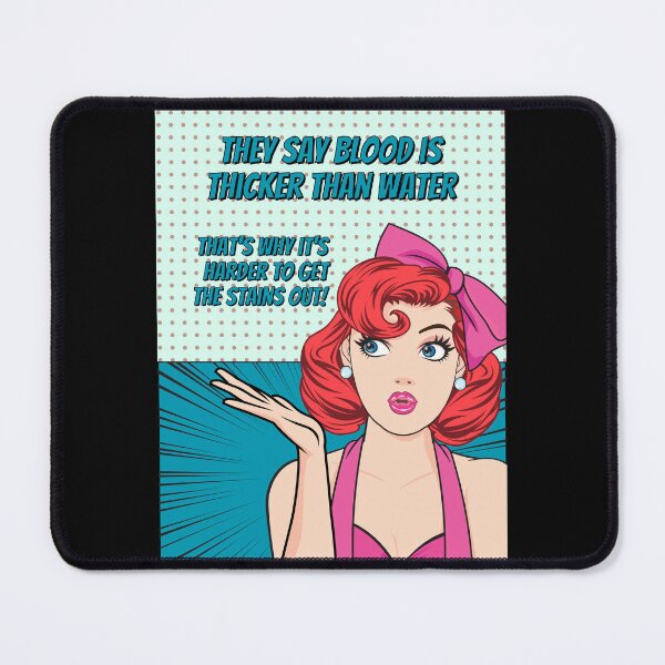 Item preview, Retro Woman, Blood is Thicker Than Water #2 designed and sold by AASparksDesigns.