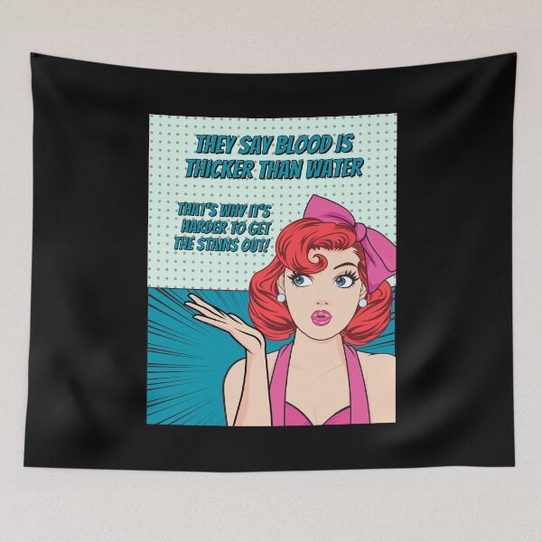 Item preview, Retro Woman, Blood is Thicker Than Water #2 designed and sold by AASparksDesigns.