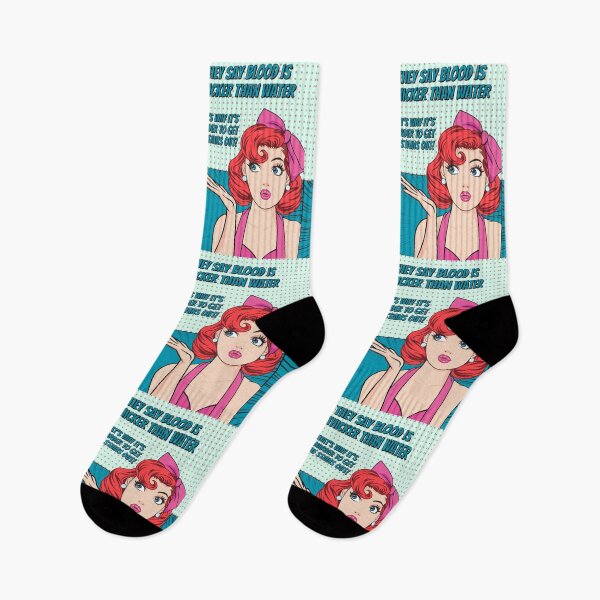 Item preview, Retro Woman, Blood is Thicker Than Water #2 designed and sold by AASparksDesigns.