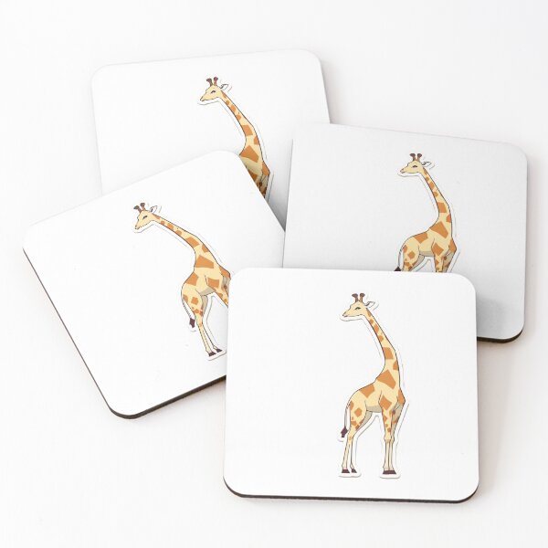 Item preview,  Cute Kawaii Giraffe Sticker designed and sold by Wildtastic .