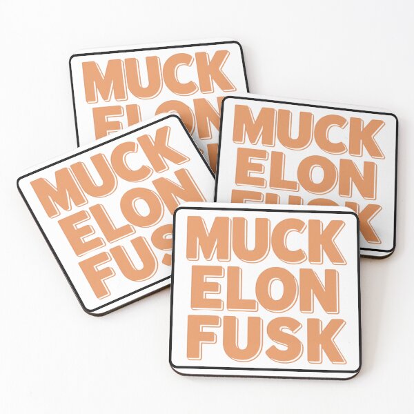 Item preview, Muck Elon Fusk – Bold Anti-Elon Musk Sticker | Funny Protest Design tesla pumber  designed and sold by SanadDiab.