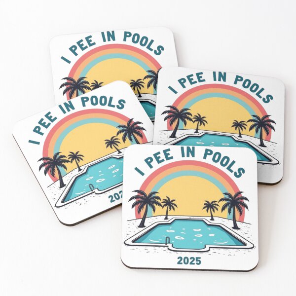 Item preview, i pee in pool 2025 designed and sold by Modish-Market.