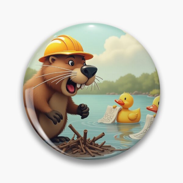 Item preview, Hyperactive Beaver’s Wacky Construction Chaos designed and sold by Srahul.