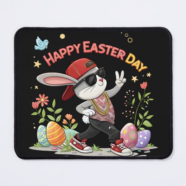 Item preview, happy easter day cute bunny designed and sold by GogoGrove.
