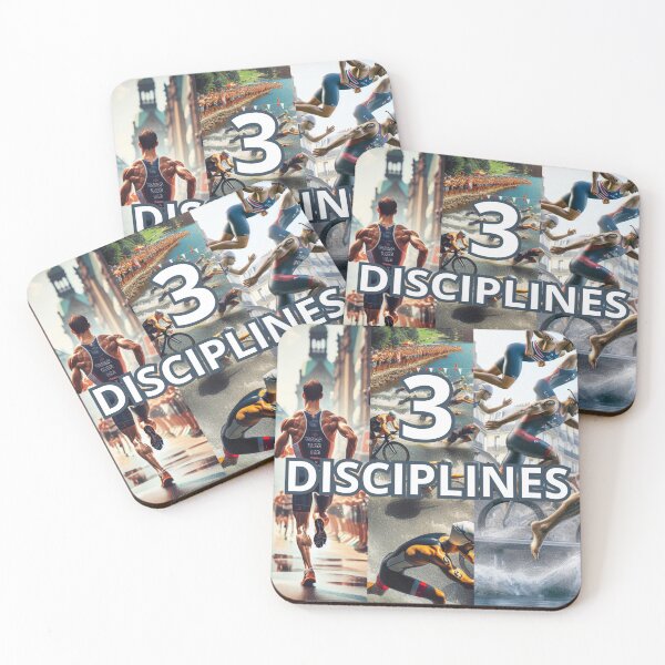 Item preview, 3 DISCIPLINES – Triathlon Swim, Bike, Run Design designed and sold by Triathlongram.