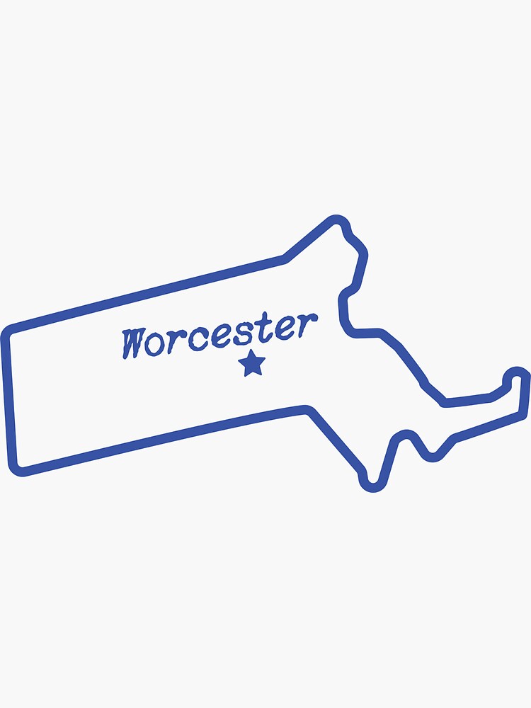 Thumbnail 3 of 3, Sticker, Worcester, Massachusetts designed and sold by JBachandDesign.