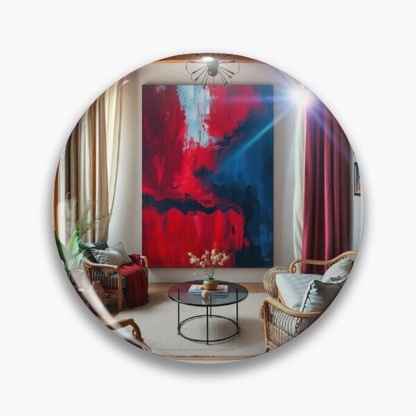 Item preview, Deep Red And Blue Interior designed and sold by Shapeshifter797.