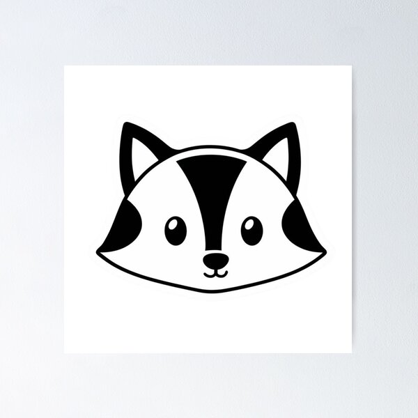 Item preview, cute minimalistic fox designed and sold by Cute World.