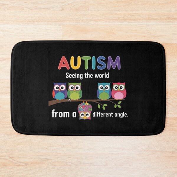 Item preview, Womens Owl Autism Seeing The World From Different Angle Autistic designed and sold by love3617.