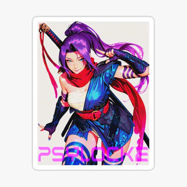 Item preview, Psylocke Typographic Design designed and sold by Hyperfantasy Designs.