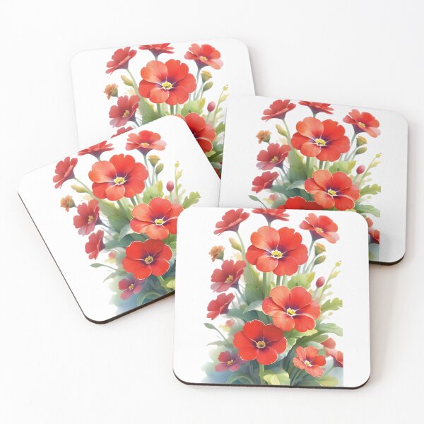 Item preview, Red Primrose designed and sold by HOMETOWN86.