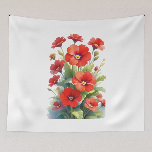 Item preview, Red Primrose designed and sold by HOMETOWN86.
