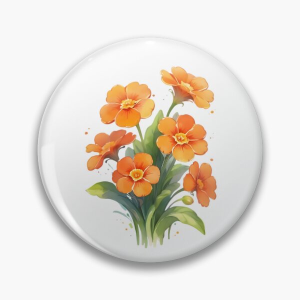 Item preview, Orange Primrose designed and sold by HOMETOWN86.