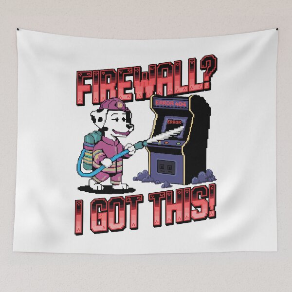Item preview, Dalmatian Firefighter vs. Error 404 Arcade Machine designed and sold by NaturePixel.