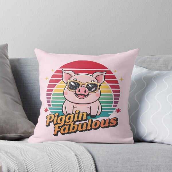 Item preview, Piggin' Fabulous – Glam Pig Pun designed and sold by Jollys-ArtShop.