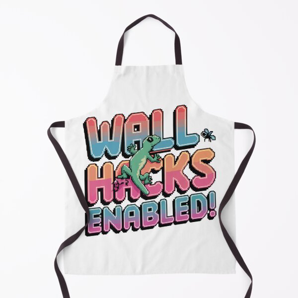 Item preview, Wall Hacks Enabled – Funny Gaming Lizard Pixel Art designed and sold by NaturePixel.