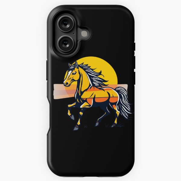 Aperçu de l'œuvre Graffiti urbain Sunset Horse Design créée et vendue par AuraMotivate.