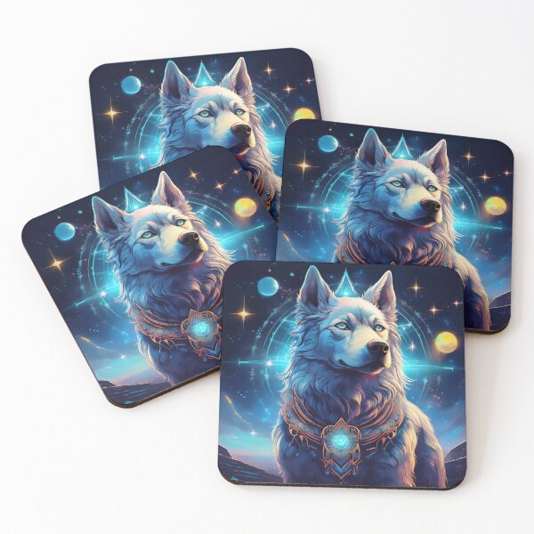 Item preview, Astral Spirit Dog - Mystical Guardian of Souls designed and sold by HighestMind_888.