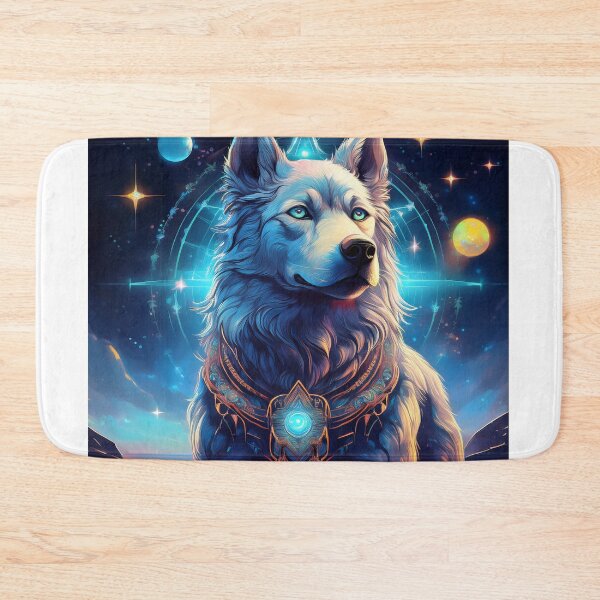 Item preview, Astral Spirit Dog - Mystical Guardian of Souls designed and sold by HighestMind_888.