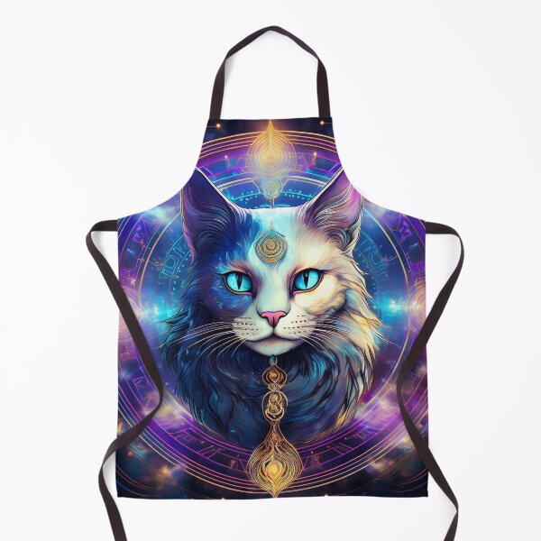 Item preview, Mystical Spirit Cat - Astral Guardian and Clairvoyant designed and sold by HighestMind_888.